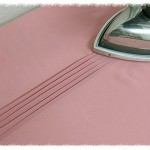 Пошив розовой блузки со складками
